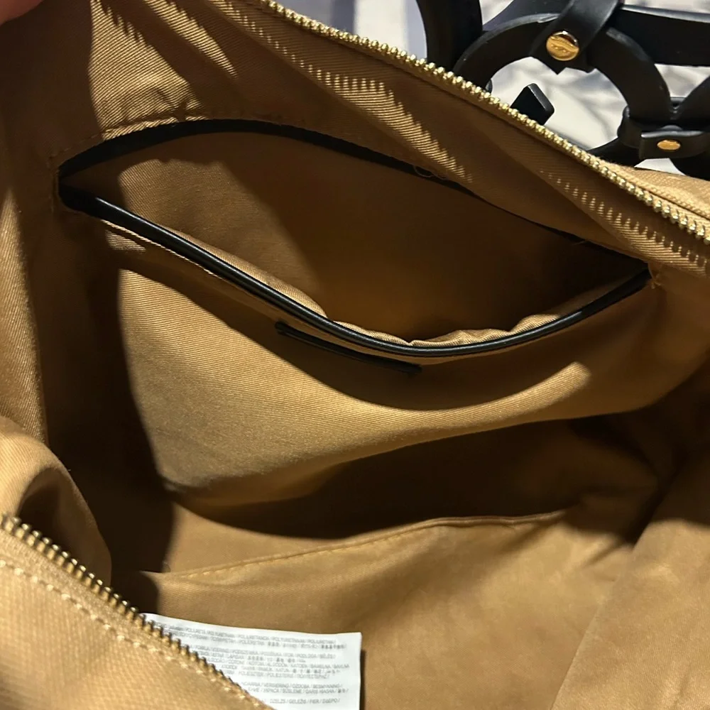 Mango - Limited Edition-Black and Tan Open Weave Tote - Picture 7 of 8